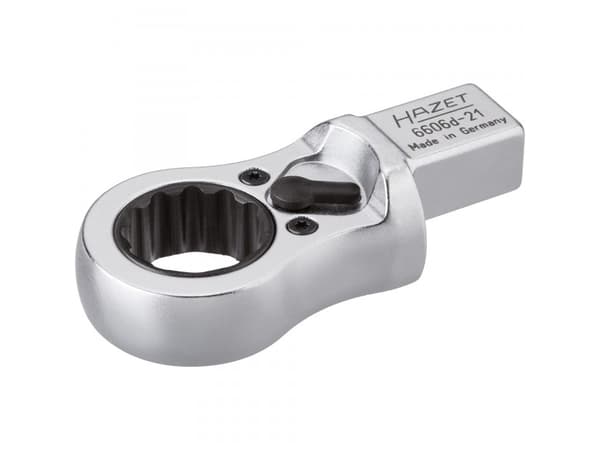 HAZET 6606D-21, Yksittäinen kohde, jakoavaimen päätyliitin, Kromi, 21 mm, 40 mm, 81 mm