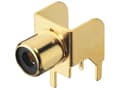 Miniatyrbild 2 av 3: Monacor T-709G, RCA, Guld, Guld, 7,5 mm