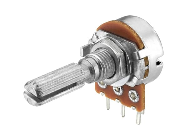 Monacor 0012260 VRA-100M1000 Roterande potentiometer 0,1 W 1 M? 1 st