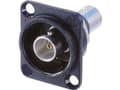 Miniatyrbilde 3 av 5: Neutrik NTR-NBB75DFIB, BNC, Sort, Sølv, Messing, Polyoksymetylen (POM), PTFE, Zink-stål, IEC 6016908, MIL 348A, -30 - 80 °C, 26 mm