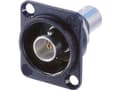 Miniatyrbilde 4 av 5: Neutrik NTR-NBB75DFIB, BNC, Sort, Sølv, Messing, Polyoksymetylen (POM), PTFE, Zink-stål, IEC 6016908, MIL 348A, -30 - 80 °C, 26 mm