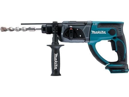 Makita DHR202Z, Musta, Sininen, Hopea, 2 cm, 1100 RPM, 2 J, 4000 bpm, 1,3 cm