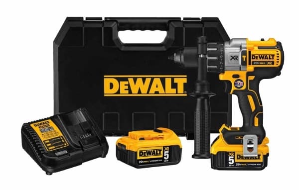 DeWALT DCD996P2-QW - Vasaraporakone/porakone - akkuporakone - 820 W - 3-nopeuksinen - avaimeton porakori 13 mm - 95 N-m - 2 akkua - 18 V