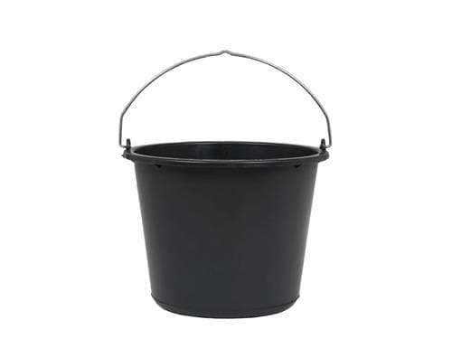 Murerspand plast 12 L - sort