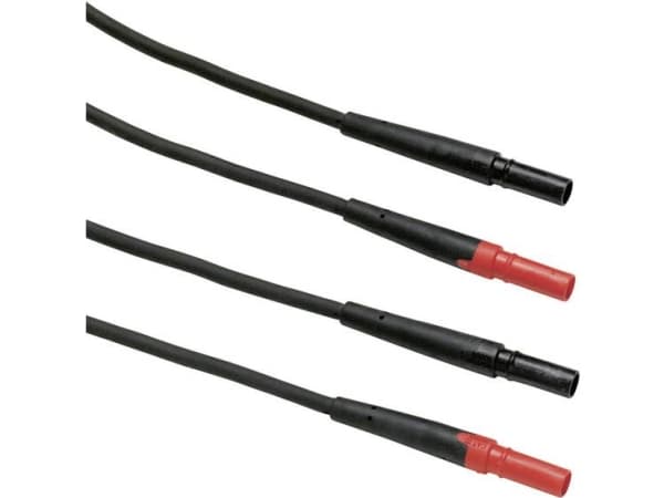 Fluke TL27, Testkabel, Svart, Röd, CAT III, EPDM, 1,5 m, 1000 V