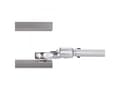 Miniatyrbilde 3 av 5: HAZET 6606D-19, Enkel enhet, Nøkkelendemontering, Kromfarget, 19 mm, 40 mm, 81 mm