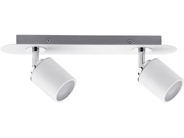 Spotlight Tube IP44 max. 2x10W GU10 White/Chrome 230V Metal