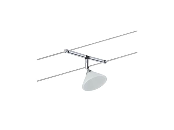 Paulmann Colmar, Skena för spotlight, GU4, 1 lampor, 10 W, 12 V, Krom Krom