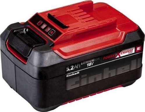 Einhell 4511437, Batteri, Litium-Ion (Li-Ion), 5,2 Ah, 18 V, Einhell, Svart, Röd