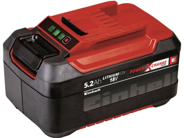 Einhell 4511437, Batteri, Litium-Ion (Li-Ion), 5,2 Ah, 18 V, Einhell, Svart, Röd