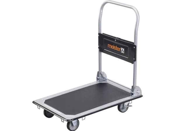 Meister Werkzeuge 8985530 Platformsvogn sammenklappelig, med opbevaringsrum Stål Bæreevne (max.): 150 kg