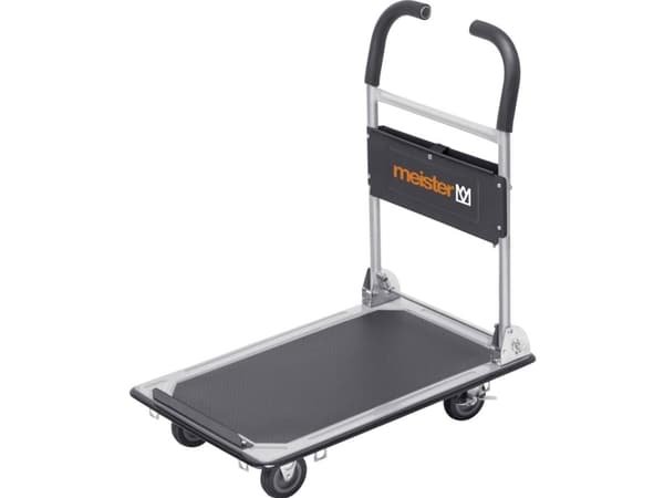 Meister Werkzeuge 8985620 Platformsvogn sammenklappelig, med opbevaringsrum Stål Bæreevne (max.): 150 kg