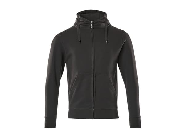 MASCOT 51590-970-09-L, Hettegenser, Kvinne, Sort, L, 2 lommer, Bomull, Polyester