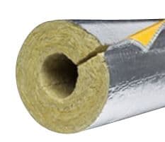 Alu-rørskål 54x30mm. 1,2m - PAROC Hvac Section AluCoat T, max. 250°C