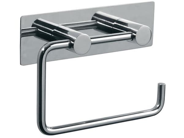 Pressalit papirholder rf. - Toiletpapirholder m/bagplade, rustfri stål