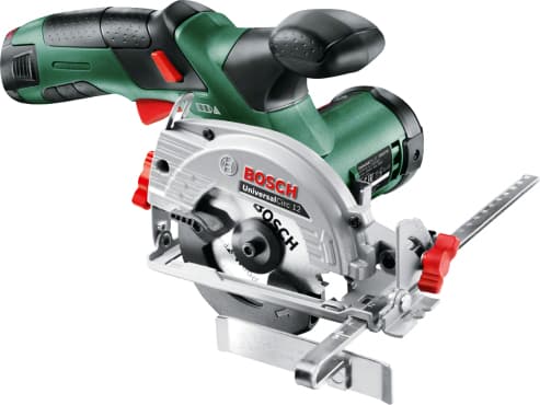 Bosch UniversalCirc 12 Batteridriven, handhållen cirkelsåg Skärdjup max (90°) 26 mm inkl. batteri 12 V