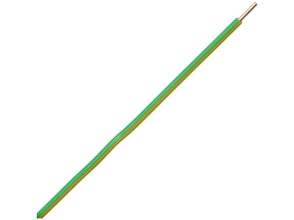 Kopp 155405842 Tråd H07V-U 1 x 6 mm² Grøn, Gul 5 m