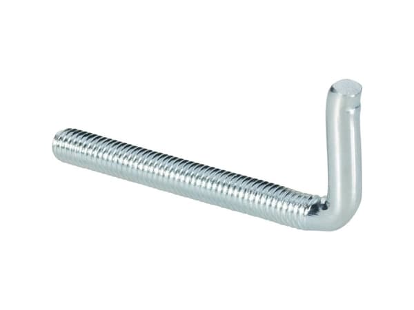 Toolcraft 890688, Skruv, Galvaniserat stål, M4, Krokhuvud, 4 cm, 10 styck
