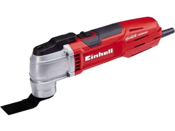 Einhell Expert TE-MG 300 EQ - Monitoimityökalu (300 W, syklonisuodatus, kolmion muotoinen hiomalevy, 6 x hiomapaperikaavin, kantolaukku)