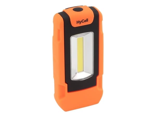 HyCell 1600-0127, LED, 1 W, 62 lx, 128 lm, 6 h, Musta, Oranssi