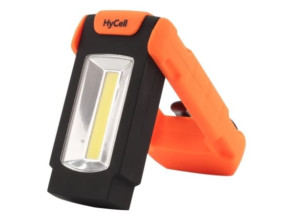 HyCell 1600-0127, LED, 1 W, 62 lx, 128 lm, 6 h, Musta, Oranssi