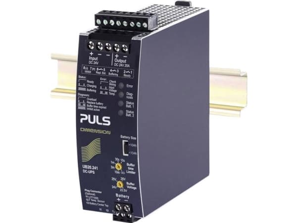 PULS UB20.241 Strømforsyning til DIN-skinne (DIN-kisko) 24 V/DC 20 A 480 W Antal udgange:1 x Indhold 1 stk