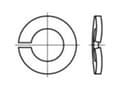 Miniatyrbild 3 av 3: TOOLCRAFT 1060476 Fjederring Indvendig diameter: 30.5 mm DIN 128 Rustfrit stål A4 10 stk