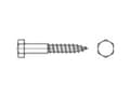 Miniatyrbild 3 av 3: TOOLCRAFT 1061191 Sekskantsskrue 6 mm 120 mm Udvendig sekskant DIN 571 Rustfrit stål A2 25 stk