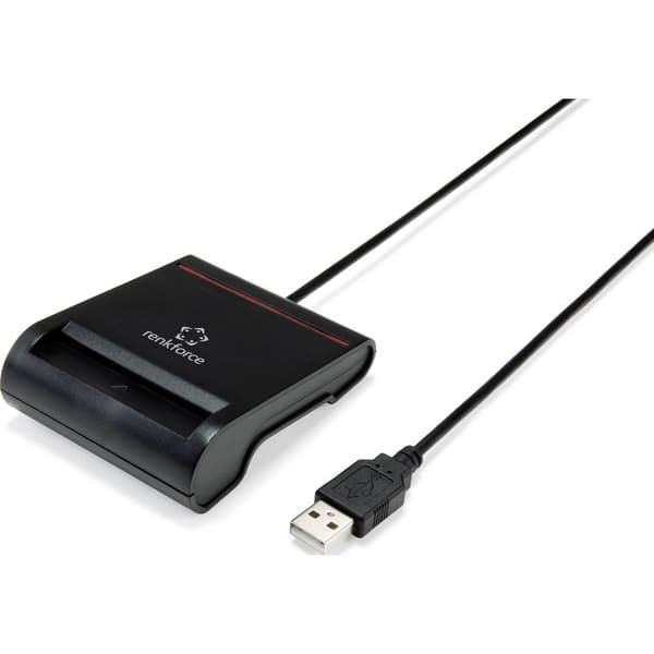 Renkforce RF-SCR-100 Chipkortläsare Svart