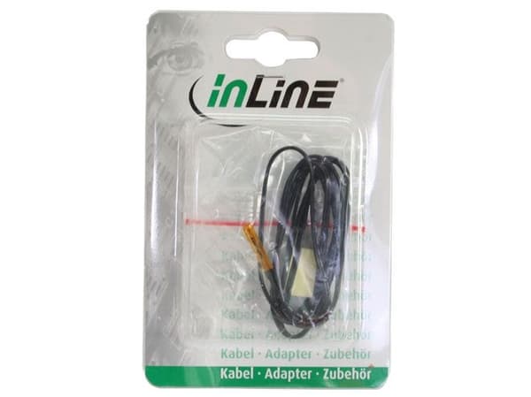 InLine 4043718118878, Testiluotain, Sort, 1 m, 10000 ohm (O), -50 - 90 °C