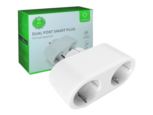 Woox R6073 - Smart kontakt - trådlös - 802.11b/g/n - 2.4 Ghz - vit