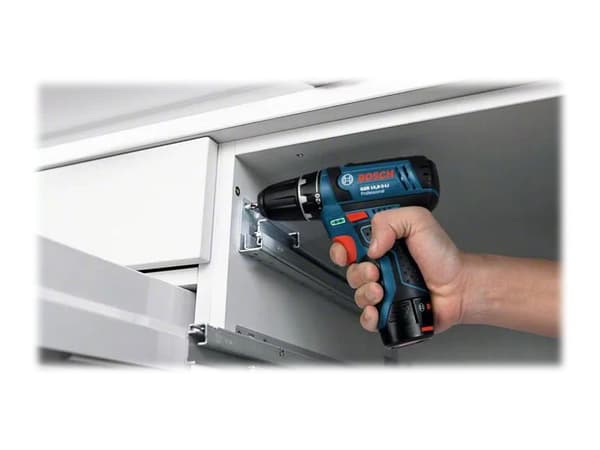 Bosch GSB Professional 12V-15 - Hammerbor/driver - trådløs - 2 hastigheter 10 mm - 30 N·m - 2 batterier - 12 V