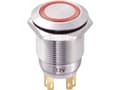 Pikkukuva 1 / 3: TRU COMPONENTS TC-8831256 LAS1-GQ-11E/R/12V Ilkivallankestävä painonappikytkin 250 V/AC 5 A 1 x Pois päältä/(Päälle) Hetkellinen punainen IP65 1 kpl