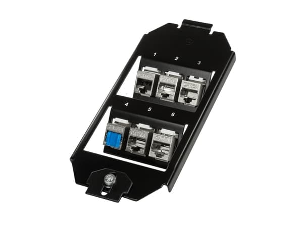 LogiLink NK4060, Sort, SPCC, Konvensjonell, Alle merker, Blank, Keystone-modul