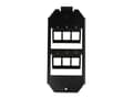Miniatyrbilde 2 av 5: LogiLink NK4060, Sort, SPCC, Konvensjonell, Alle merker, Blank, Keystone-modul