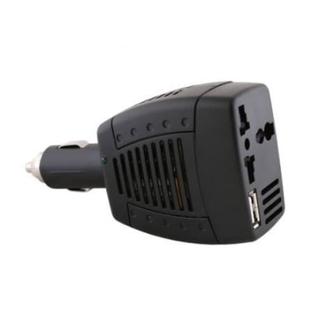 Car charger 12V to 220V + USB socket