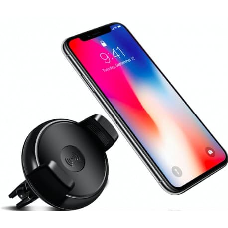 2in1 Qi wireless charger with mobile holder