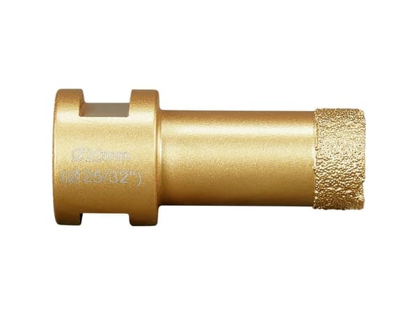Makita - Diamond core cutter - for betong, flis, stein, murstein, granitt, marmor - 20 mm - M14