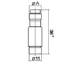 Miniatyrbilde 2 av 2: Eti-Polam Wkładka topikowa D01 gL gG 6A 002211003
