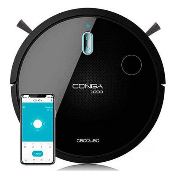 Robotdammsugare Cecotec Conga 1090 Connected 1400 Pa 64 dB WiFi Svart