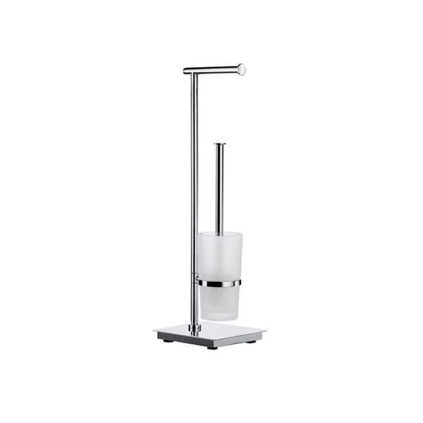 Toalettpappershållare Med WC-borste Smedbo Outline FK603 Krom