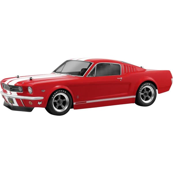 HPI Racing 17519 1:10 Kaross 1966 Ford Mustang Gt Body 200 mm Olackerad, ej utskuren