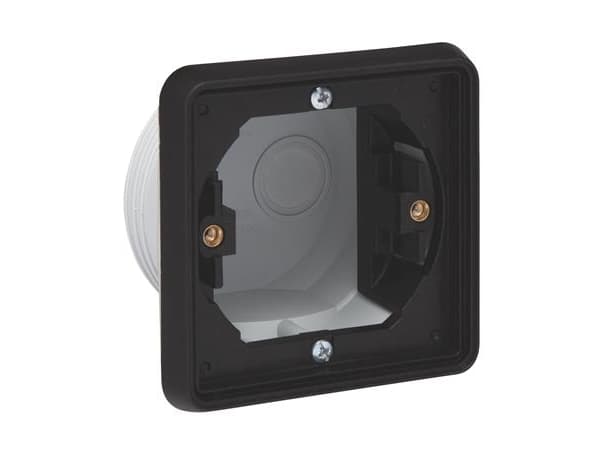 Inbyggd box 1-modul, svart