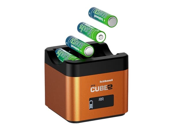 Hähnel PROCUBE2 - Akkulaturi - (4xAA, 4xAAA) + autovirtalaturi - 2,4 A