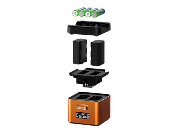 Hähnel PROCUBE2 - Akkulaturi - (4xAA, 4xAAA) + autovirtalaturi - 2,4 A