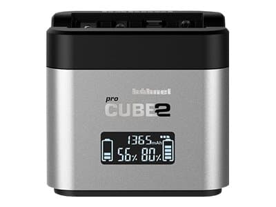 Hähnel PROCUBE2 - Batterilader - (for 4xAA, 4xAAA) + bilstrømadapter - 2.4 A