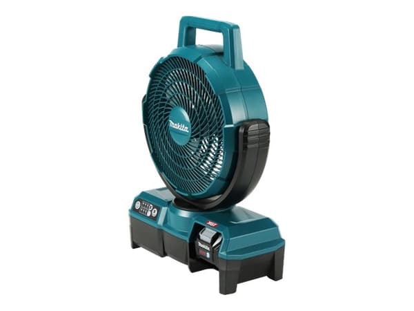 Makita CF001GZ, Kotitaloustuuletin lavoilla, Musta, Sininen, Lattia, 23,5 cm, 8,2 m³/h, 90°