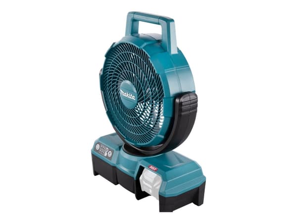 Makita CF001GZ, Kotitaloustuuletin lavoilla, Musta, Sininen, Lattia, 23,5 cm, 8,2 m³/h, 90°