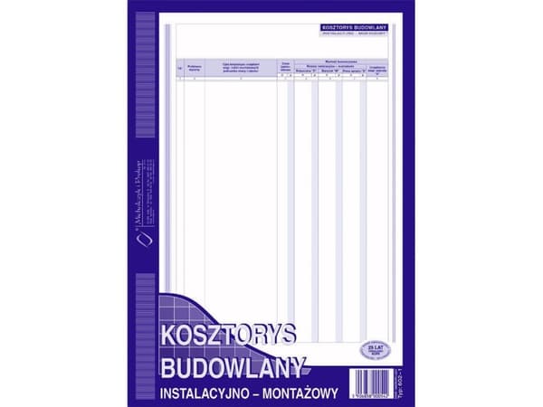 Construction cost estimate for installation and assembly 6021 CDON