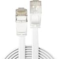 Miniatyrbild 1 av 4: LINDY 47544 RJ45 Nätverkkabel, Patchkabel CAT 6A U/FTP 5.00 m Vit med låsskydd 1 st